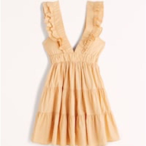 Abercrombie Ruffle Mini Dress - Picture 1 of 4